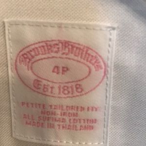 Brooks Brothers White Classic Blouse - 4P